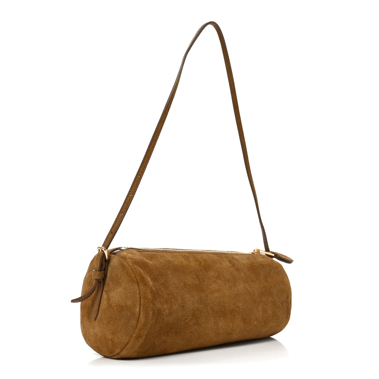 Suede Pouch Olive Green