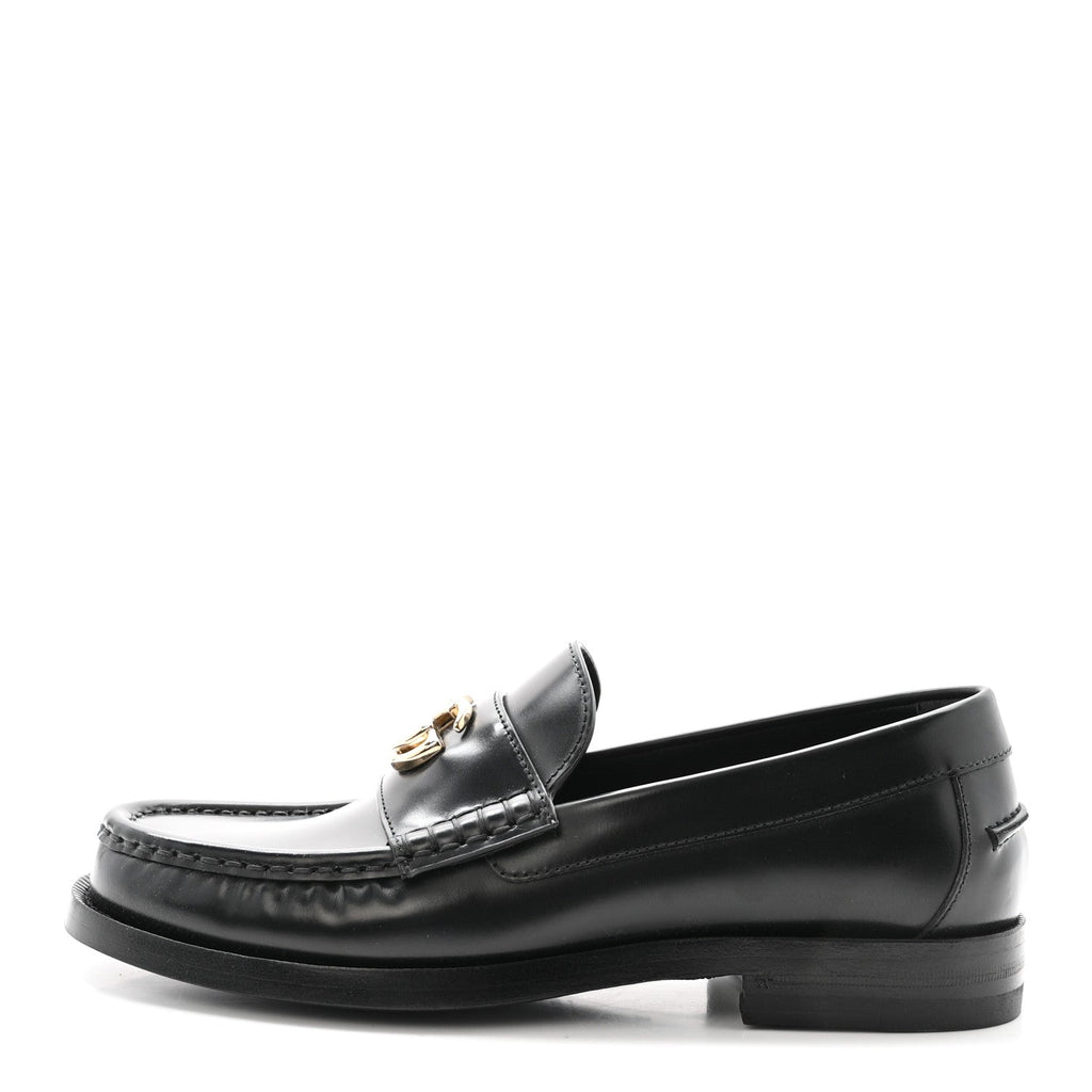 Calfskin Millennial Ribot Womens GG Loafers 36 Black