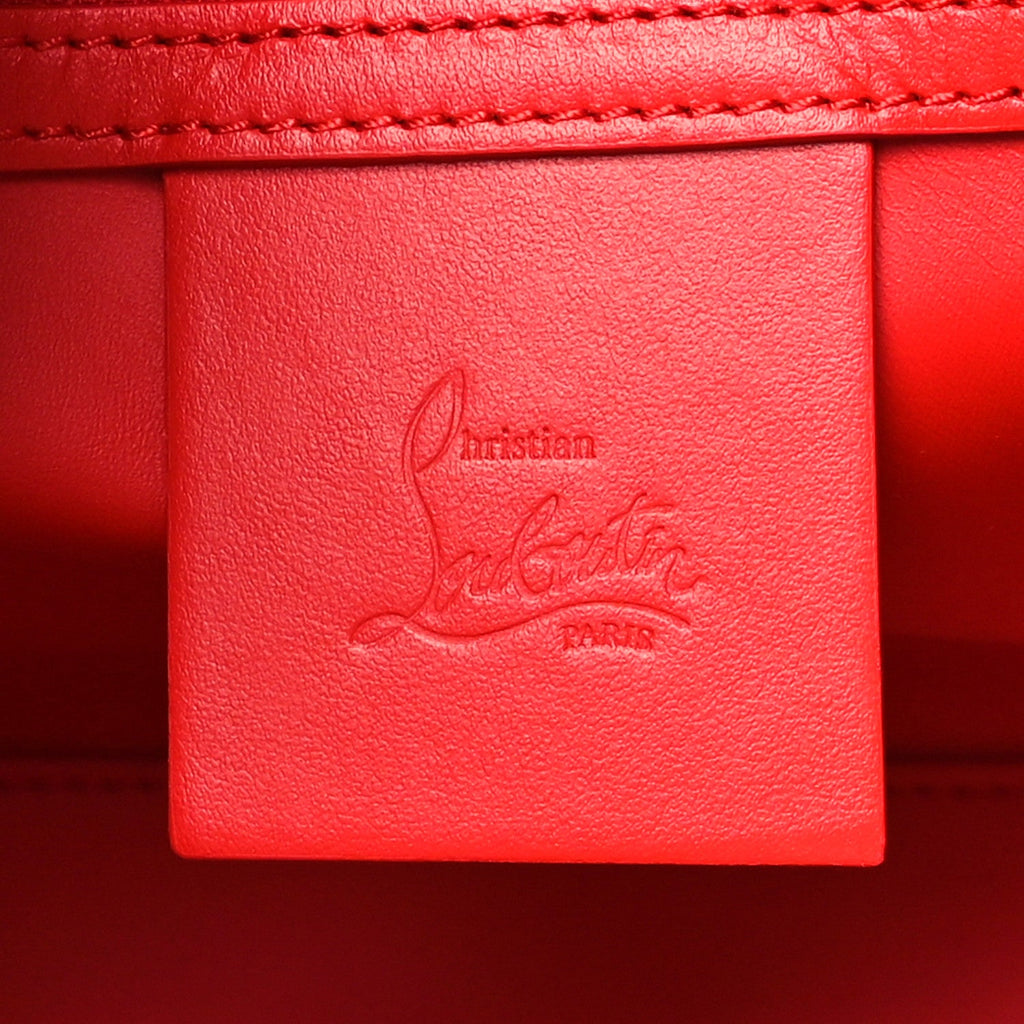 Calfskin Spikes Loubinthesky Medium Paloma Bianco