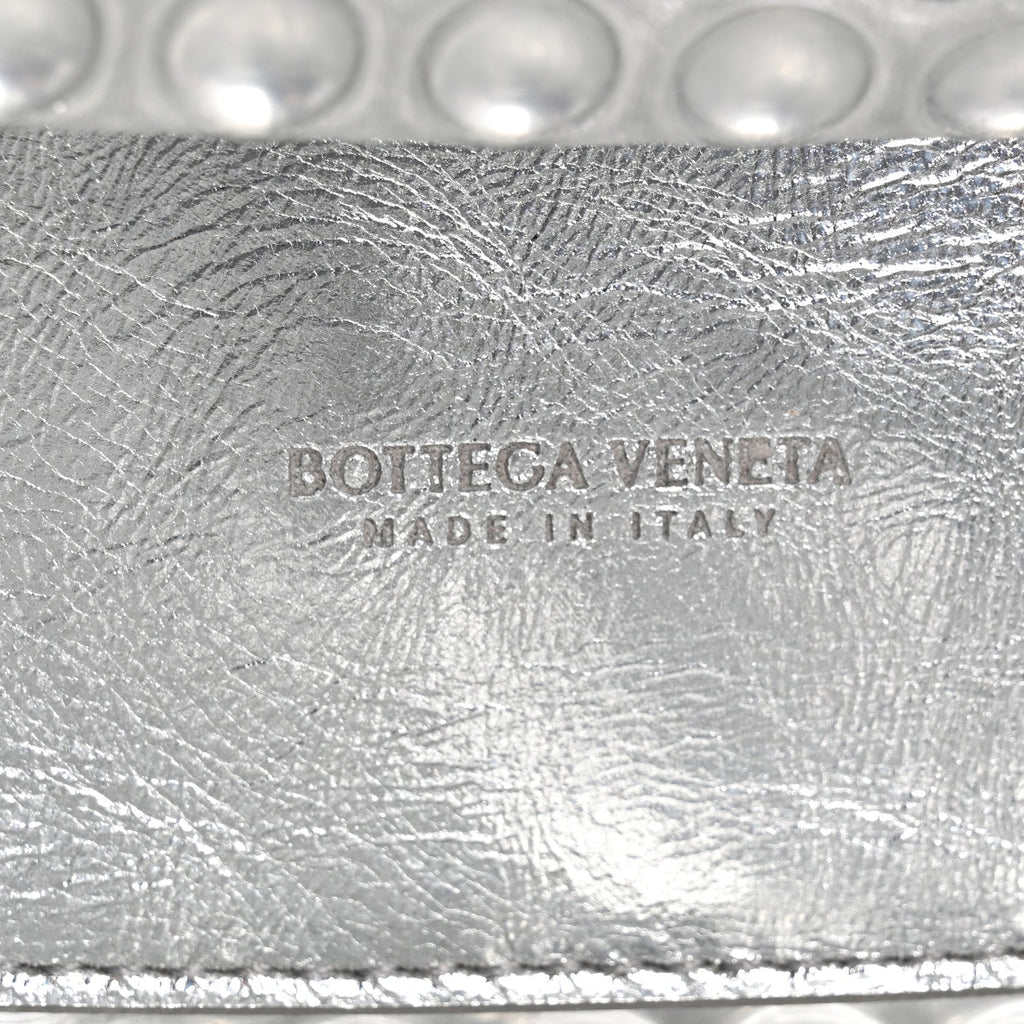 Metallic Fabric Bubble Wrap The Mini Pouch Silver