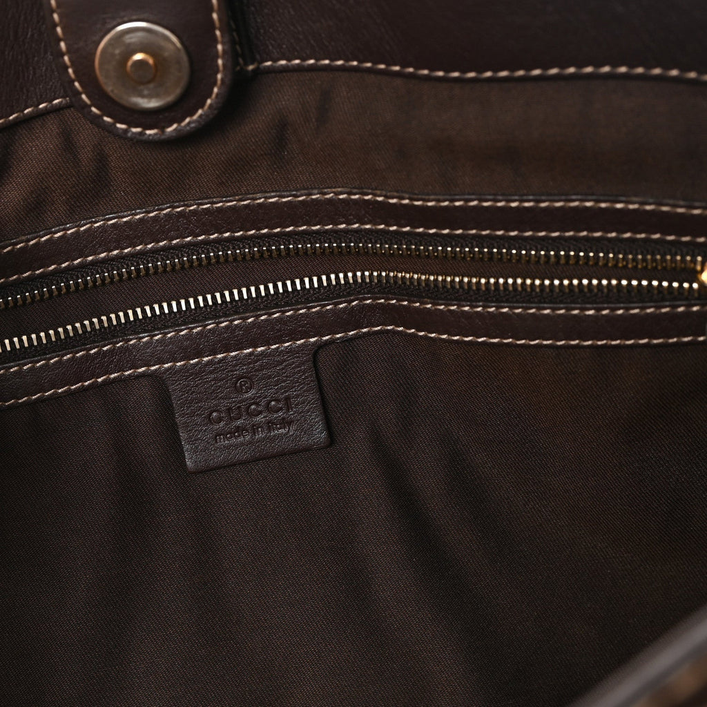 Crystal Monogram Mix Dark Brown