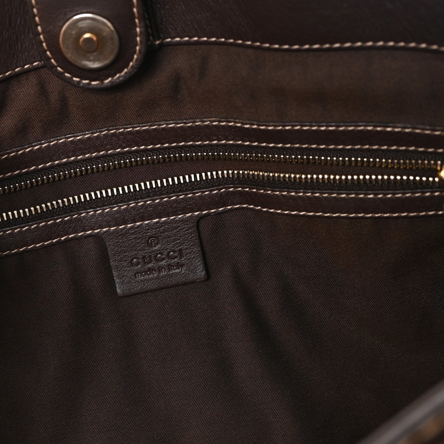 Crystal Monogram Mix Dark Brown
