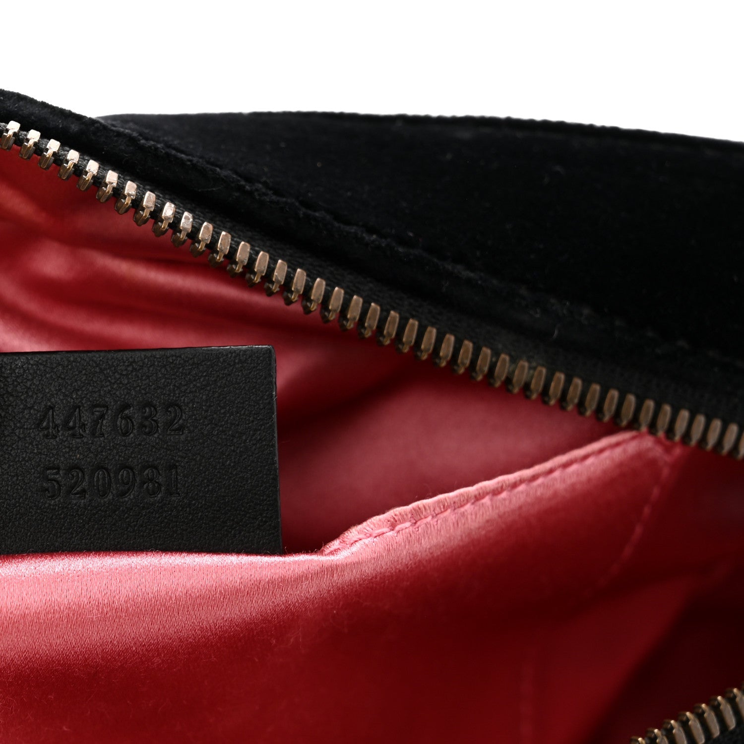 Velvet Matelasse Small GG Marmont Chain Shoulder Bag Black