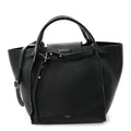 Supple Grained Calfskin Small Big Bag Black