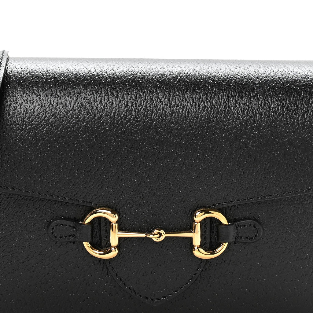 Calfskin Horsebit 1955 Shoulder Bag Black
