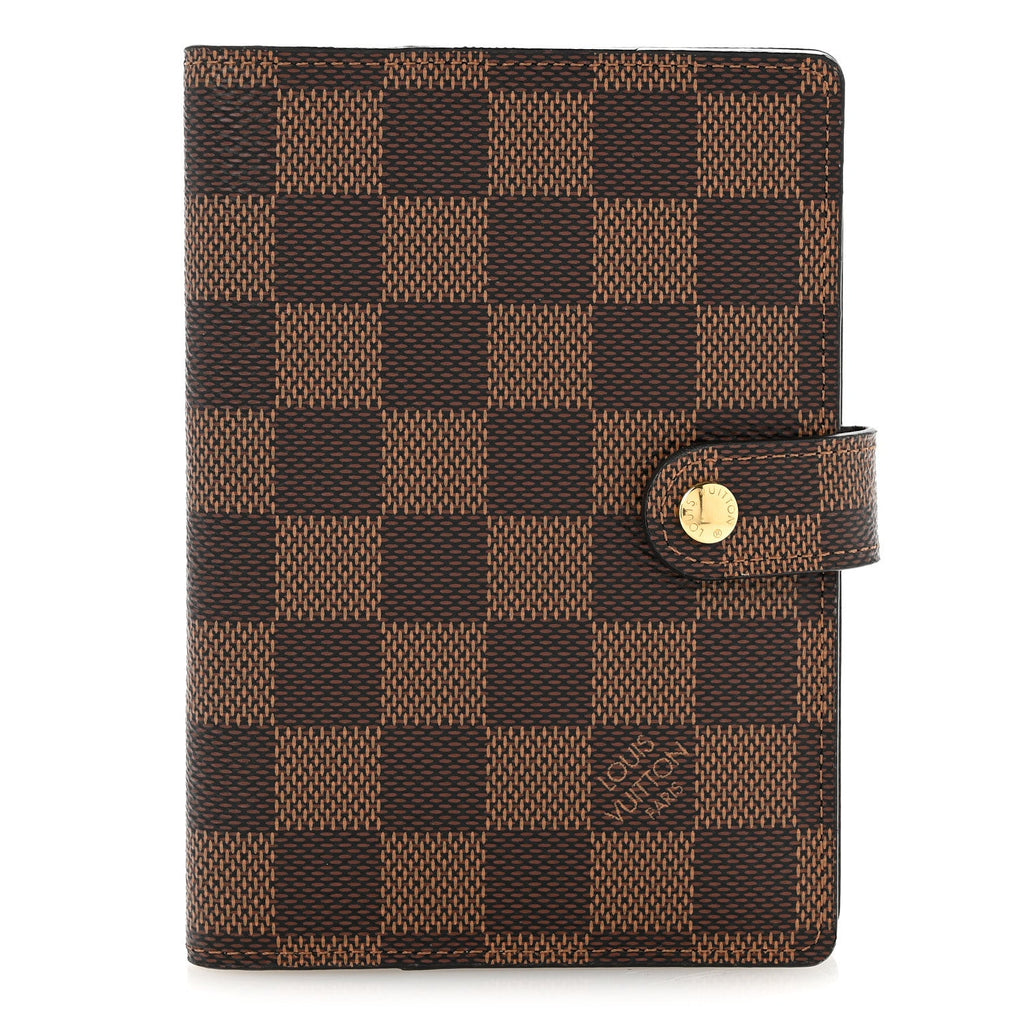 Damier Ebene Small Ring Agenda Cover