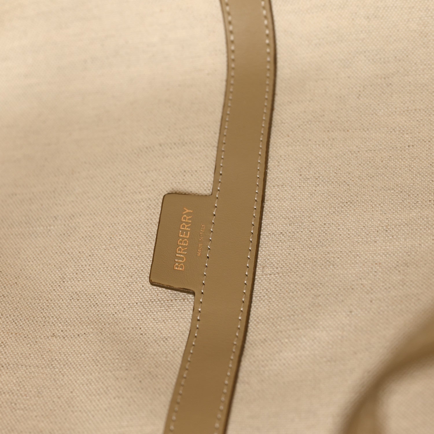 Cotton Canvas Mini Logo Horseferry Tote Bag Off White