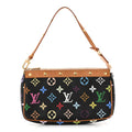 Monogram Multicolor Pochette Accessories Black