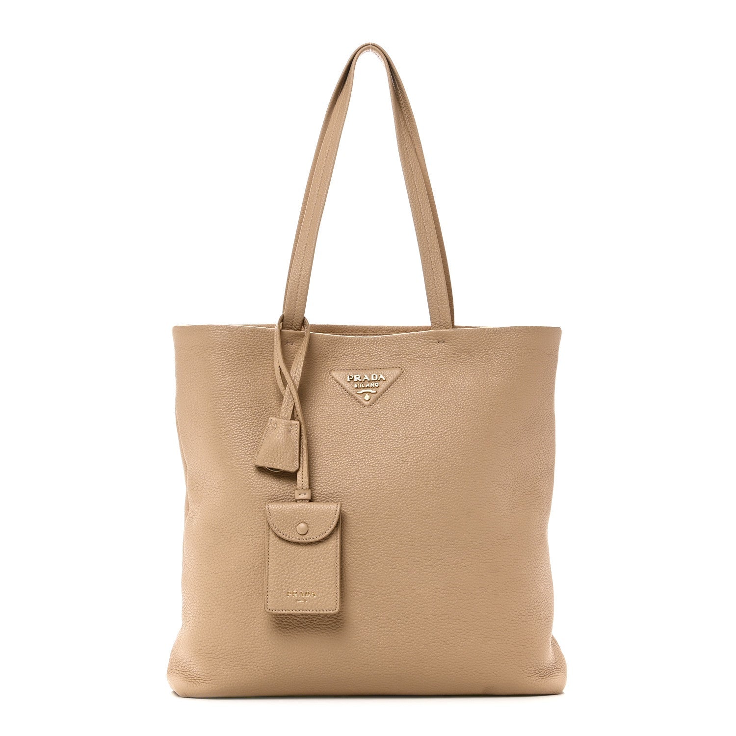 Vitello Daino Soft Large Tote Bag Sabbia