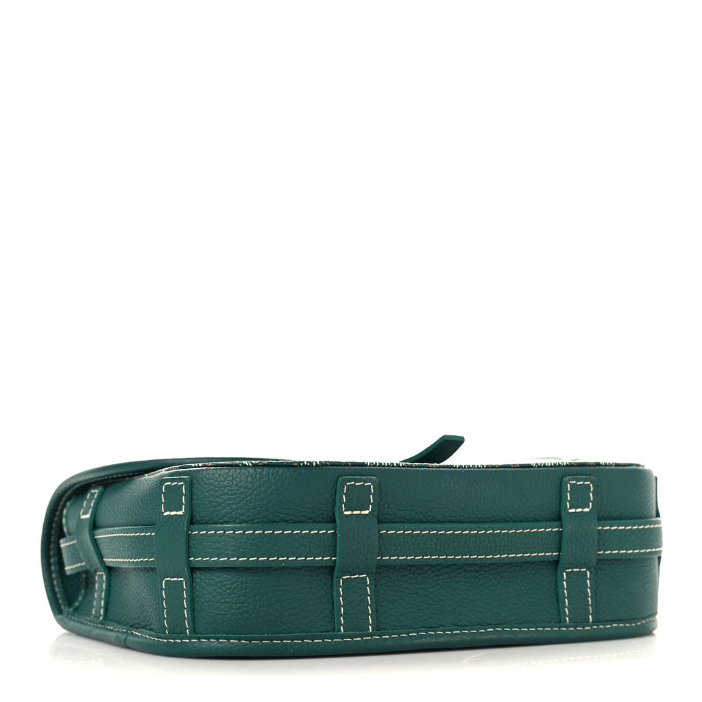Goyardine Belvedere II PM Messenger Bag Green