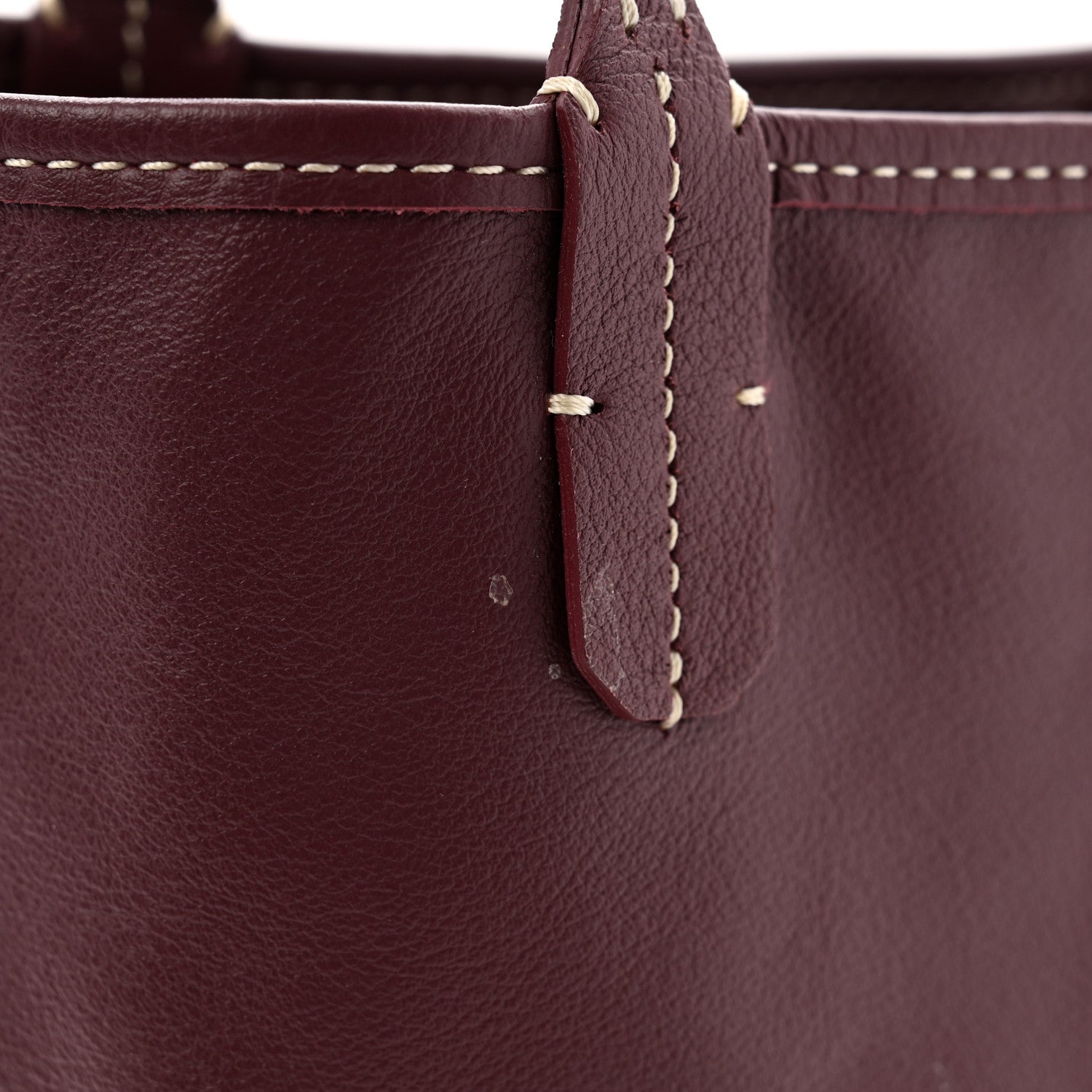 Goyardine Reversible Mini Anjou Burgundy