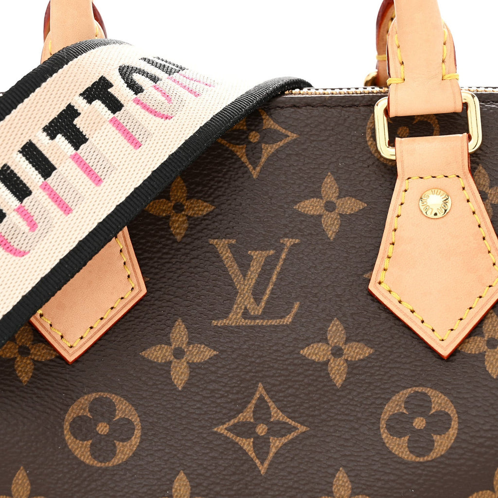 Monogram Speedy Bandouliere 20 Black Black