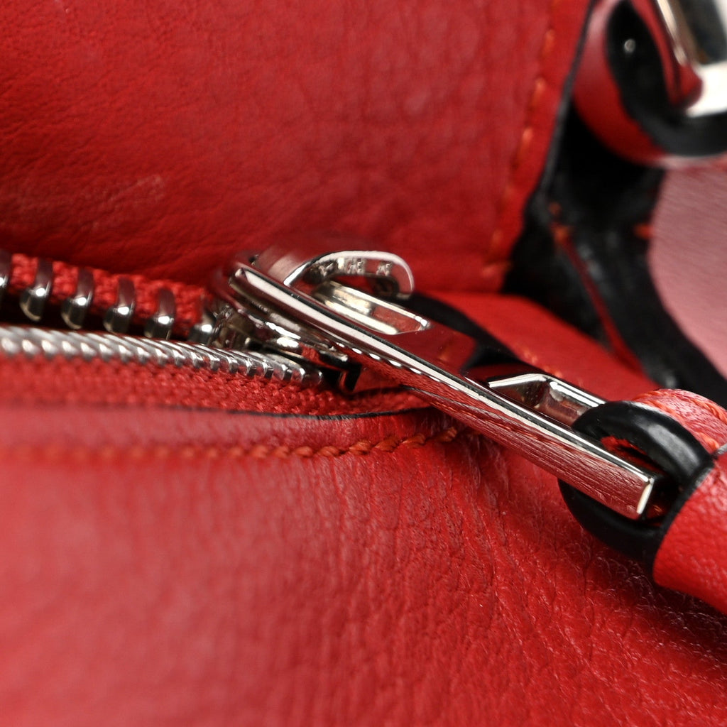 Calfskin Small Puzzle Bag Scarlet