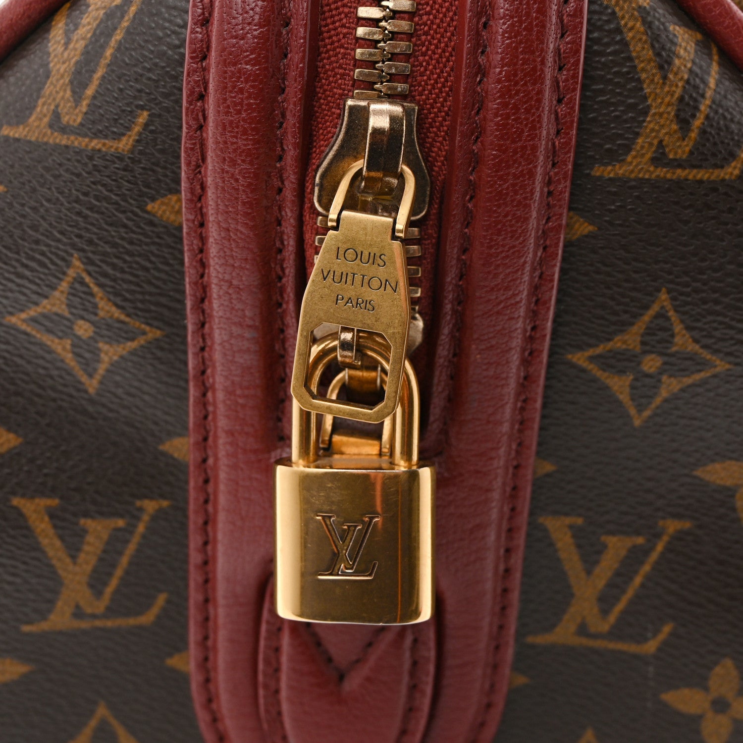 Monogram Golden Arrow Speedy Burgundy