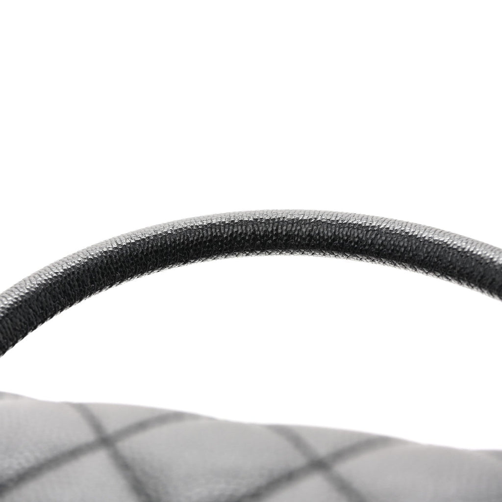 Caviar Quilted Small Coco Handle Flap Black