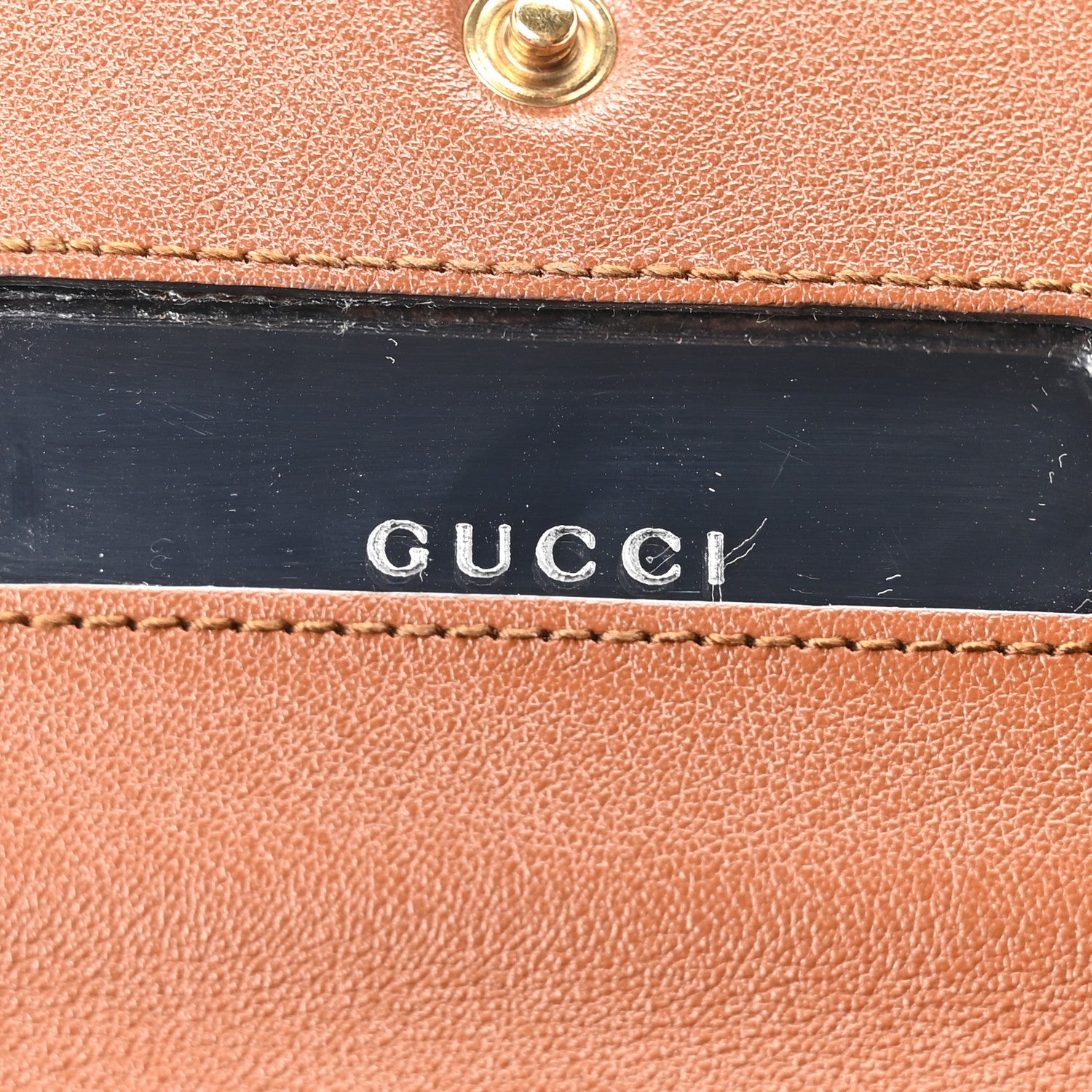 Wonka Grain Calfskin Diana Chain Wallet Cuir