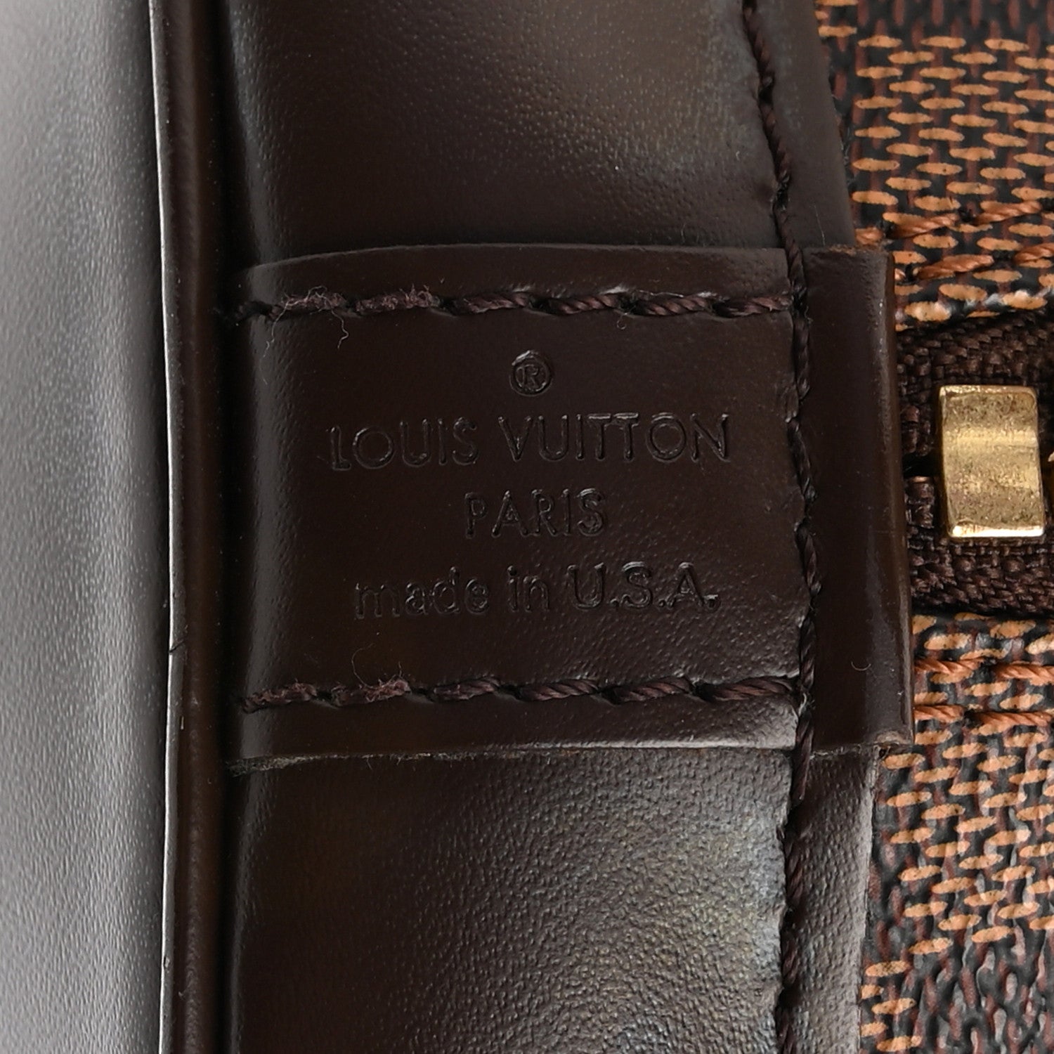 Damier Ebene Alma PM