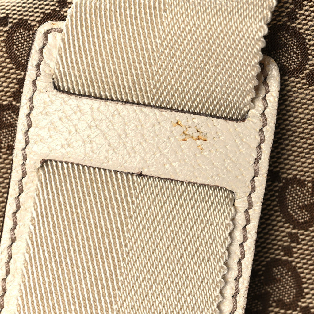 GG Monogram Medium Flap Messenger Bag Beige