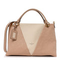 Empreinte V Tote MM Beige Rose Creme