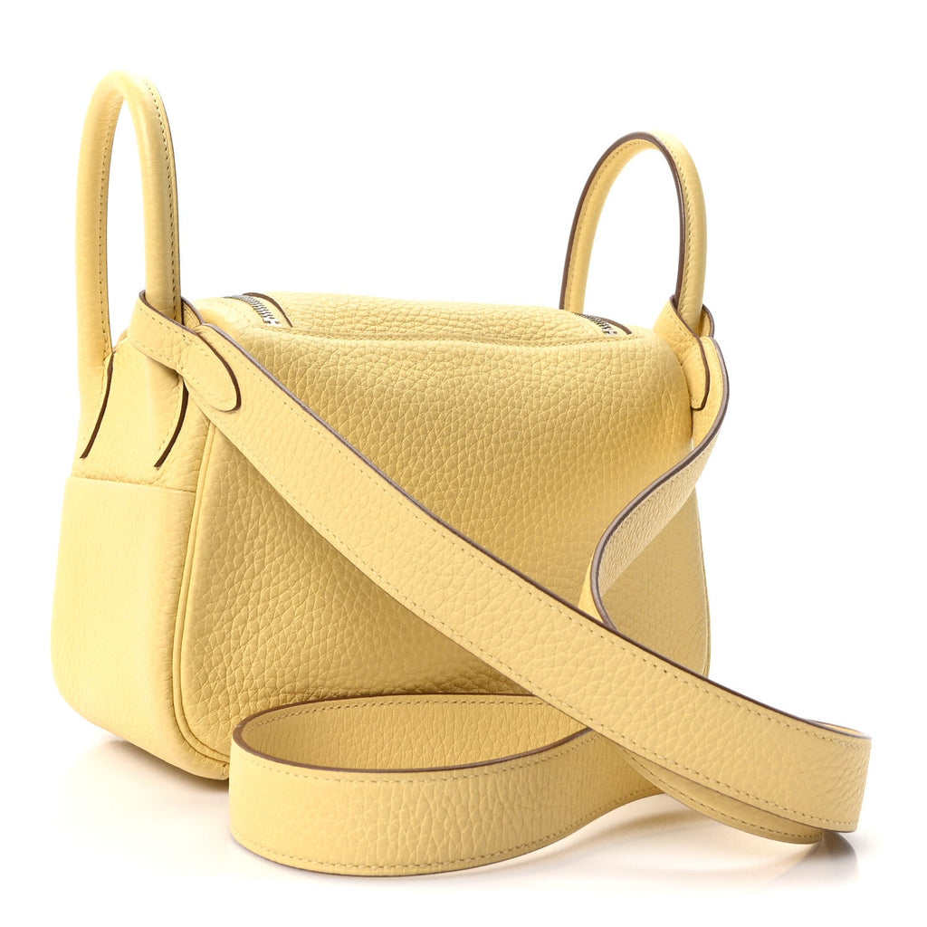Taurillon Clemence Verso Mini Lindy 20 Jaune Poussin Craie