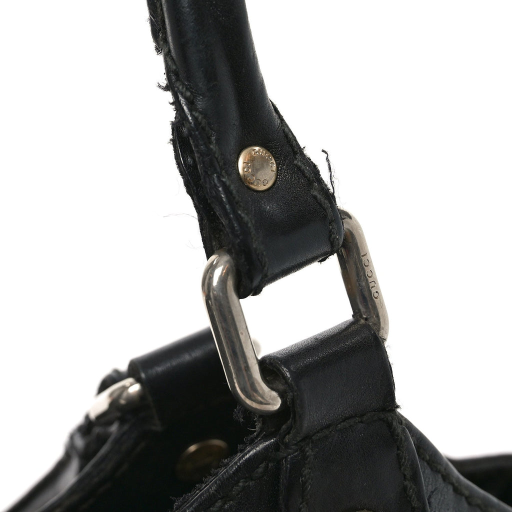Guccissima Medium Sukey Tote Black