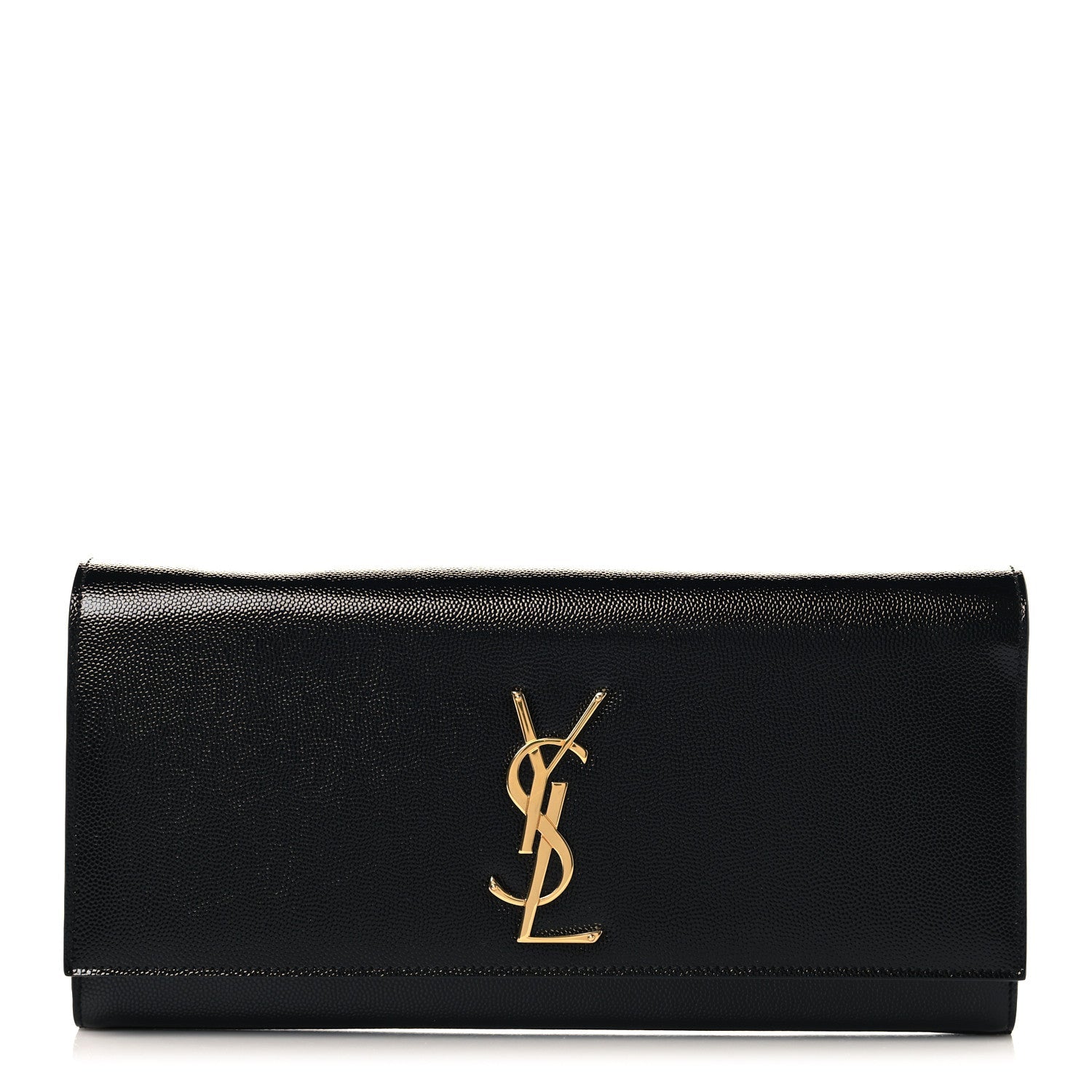 Grain De Poudre Monogram Cassandre Clutch Black