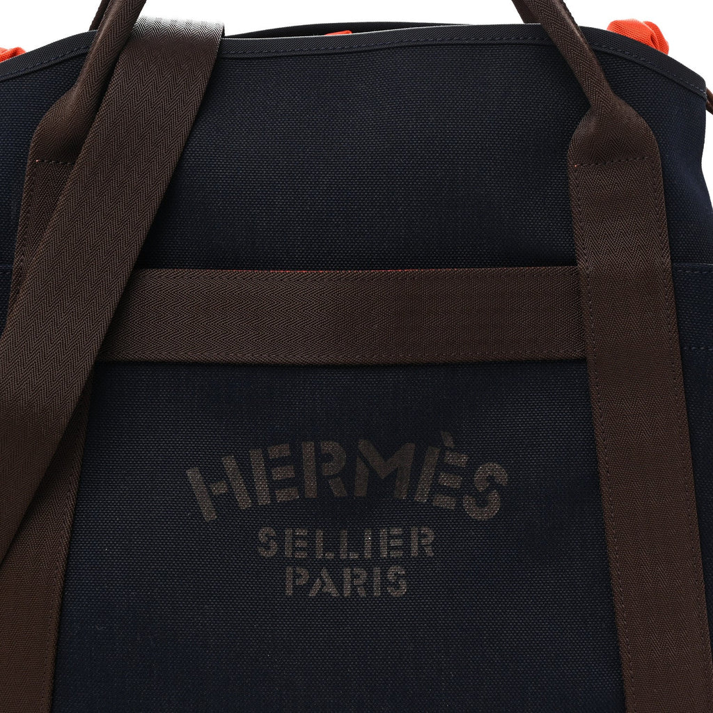 Canvas The Grooming Bag Bleu Navy Feu