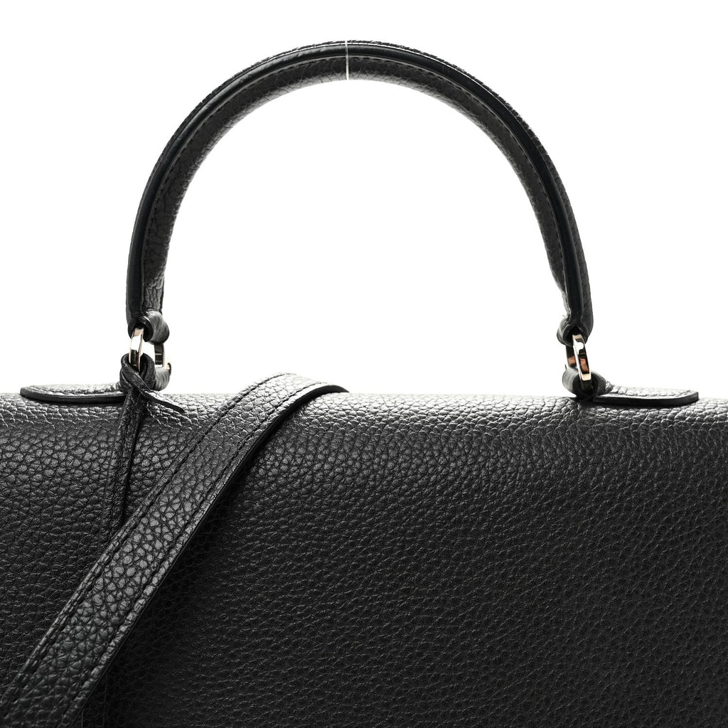 Taurillon Blush Rejane MM Black