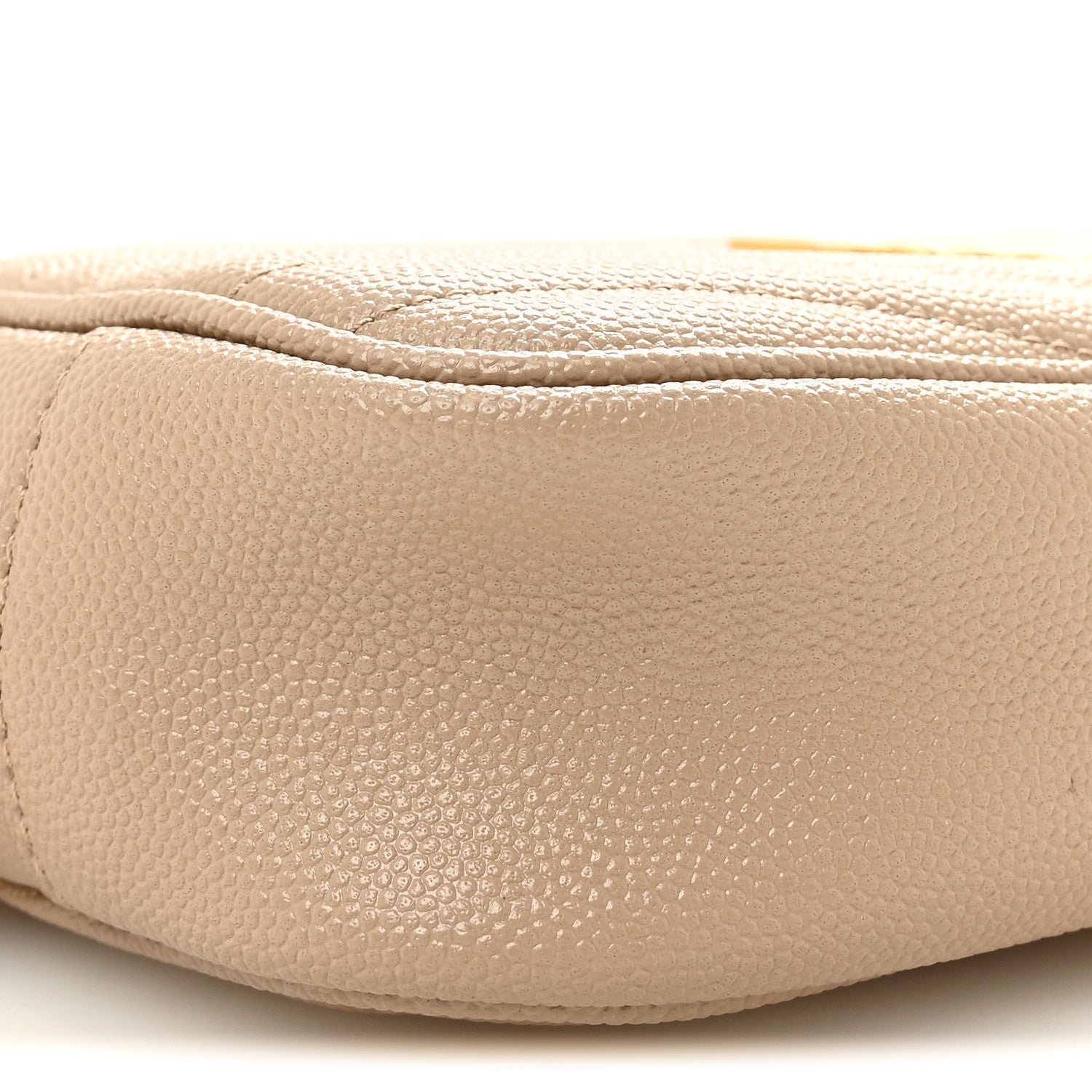 Grain De Poudre Matelasse Monogram Mini Lou Camera Bag Dark Beige