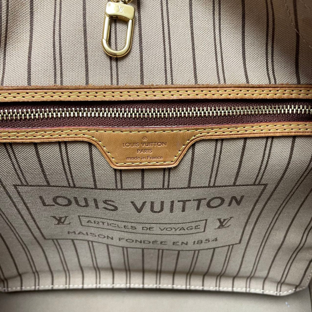 Louis Vuitton Monogram Neverfull MM Tote Bag 2014