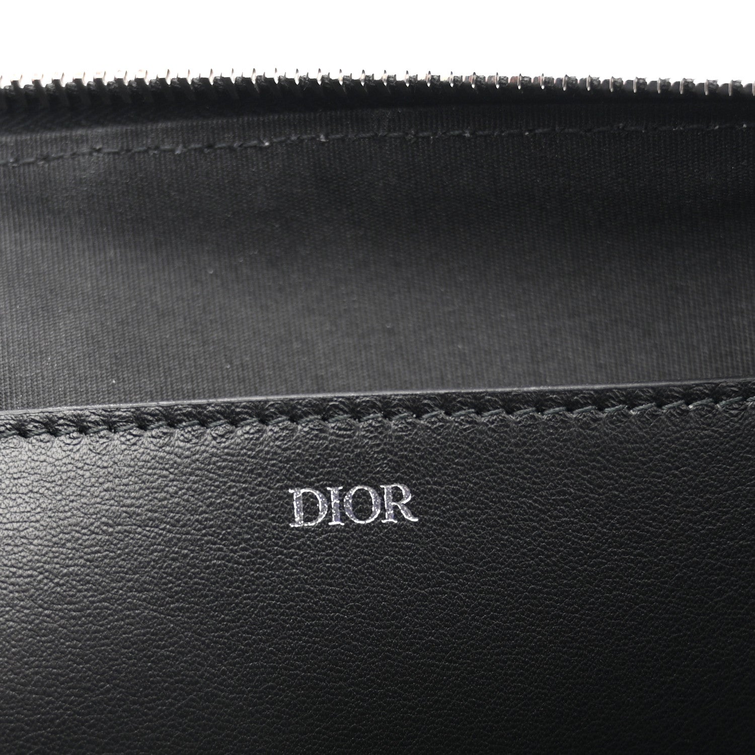 Oblique A4 Flat Pouch Clutch Blue