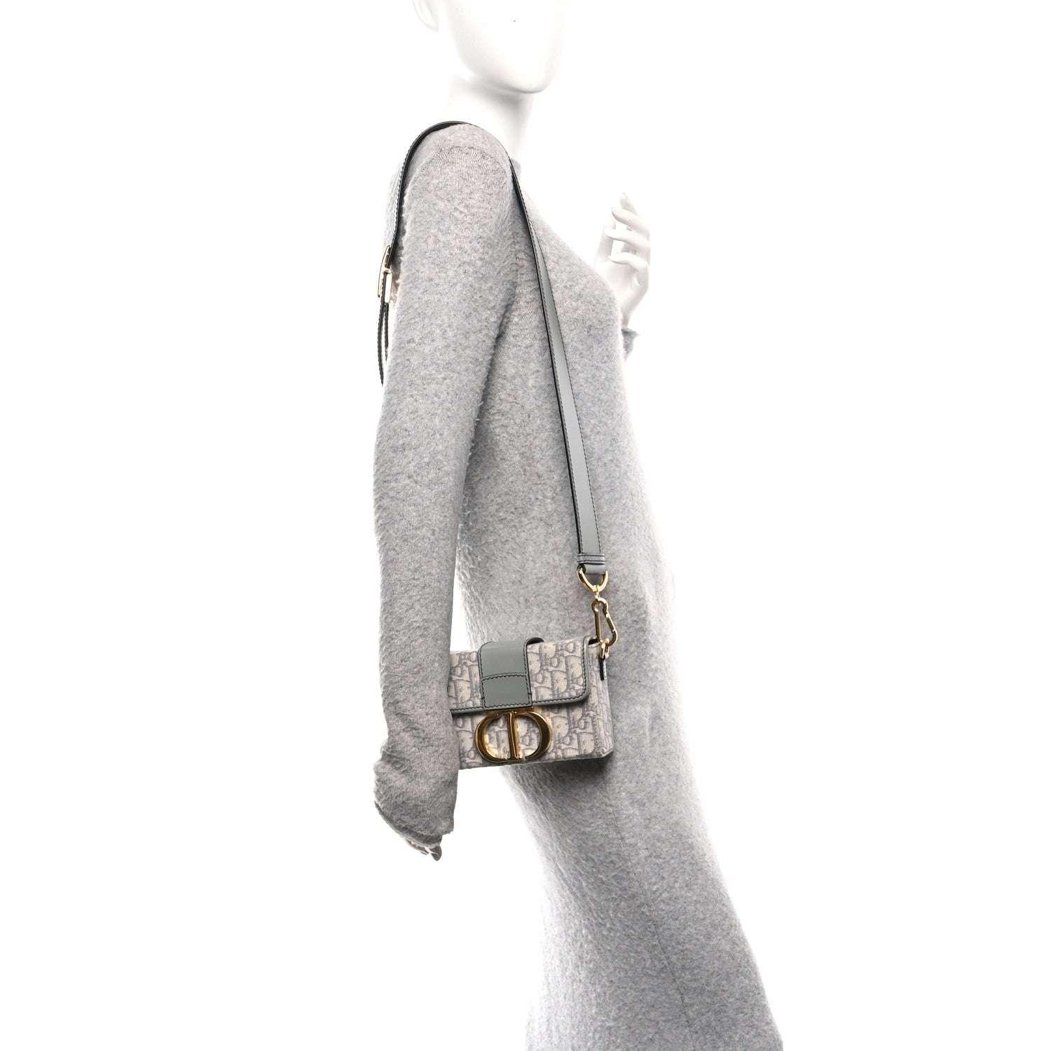 Oblique 30 Montaigne Box Bag Grey