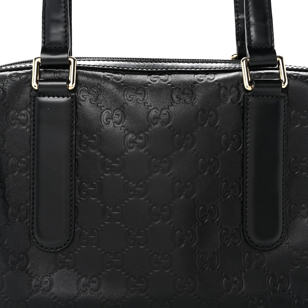 Guccissima Small Boston Black