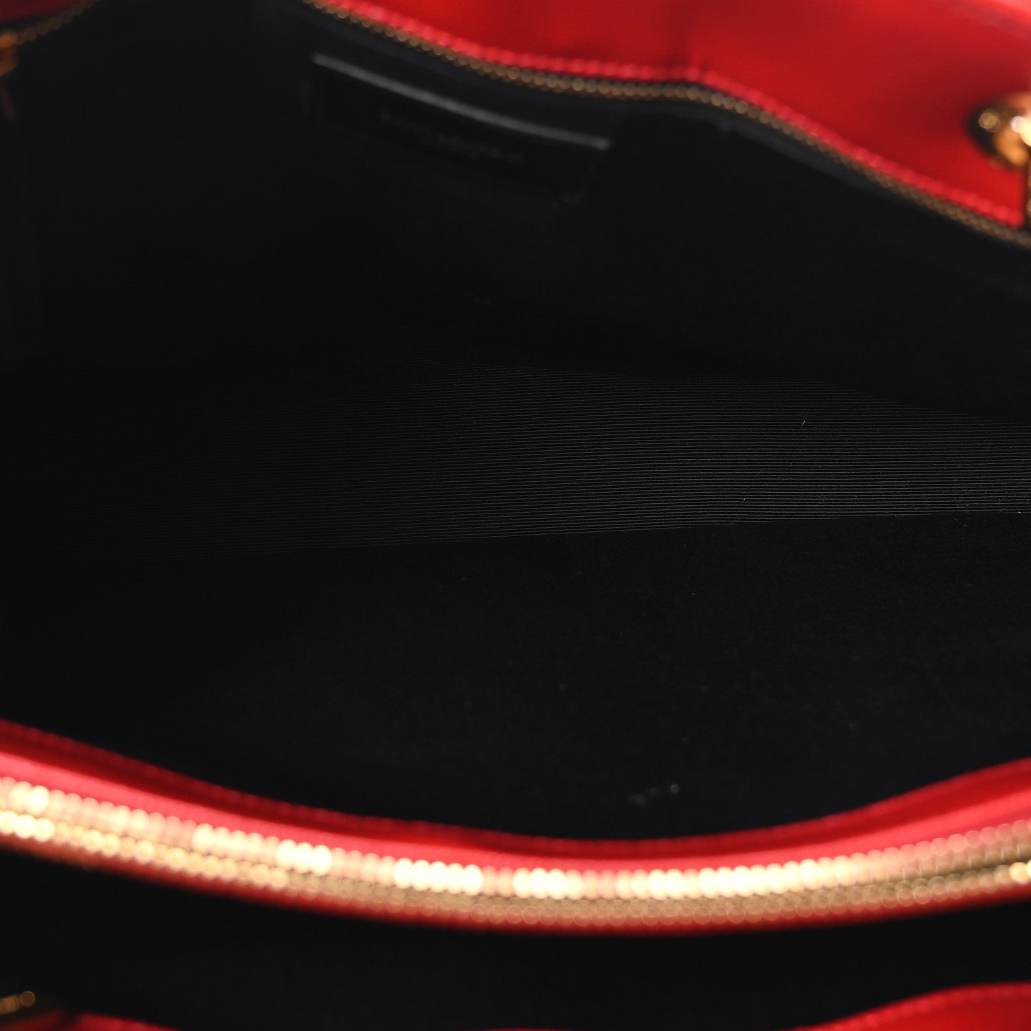 Grain De Poudre Classic Monogram Shopping Bag Red