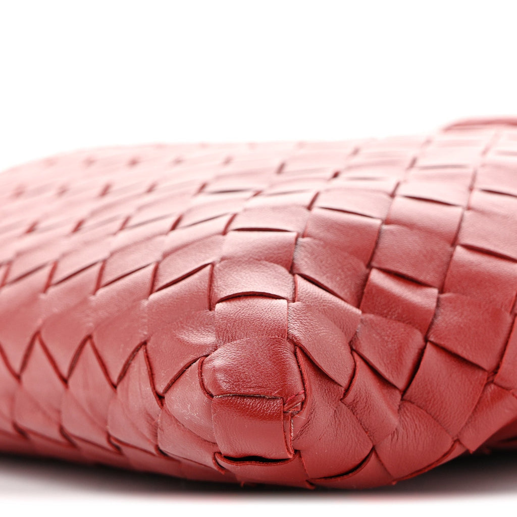 Calfskin Intrecciato Small Hop Rosewood