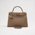 Hermes Kelly 32 Sellier Epsom Etoupe 2018