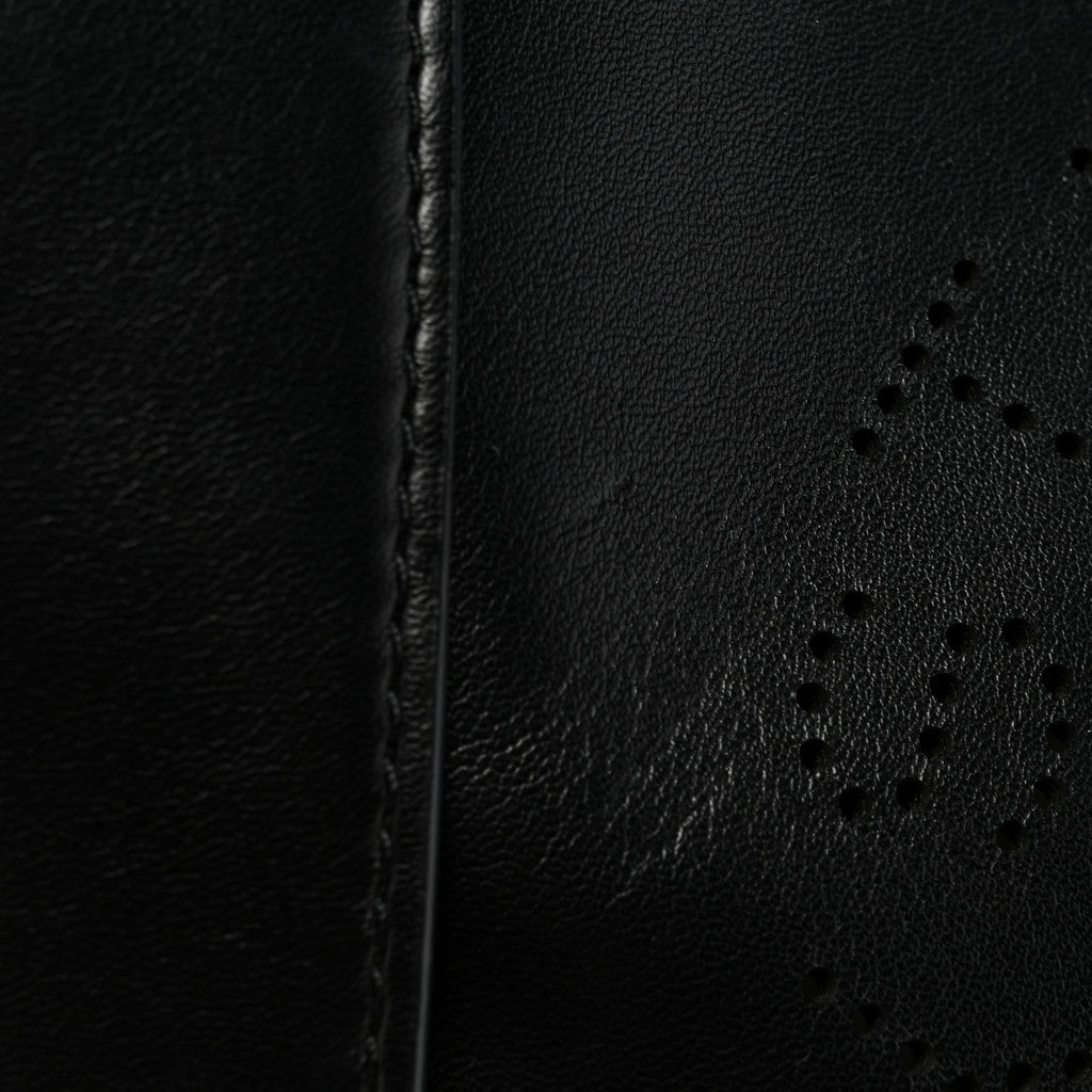 Eco Alter Nappa Perforated Logo Mini Crossbody Black