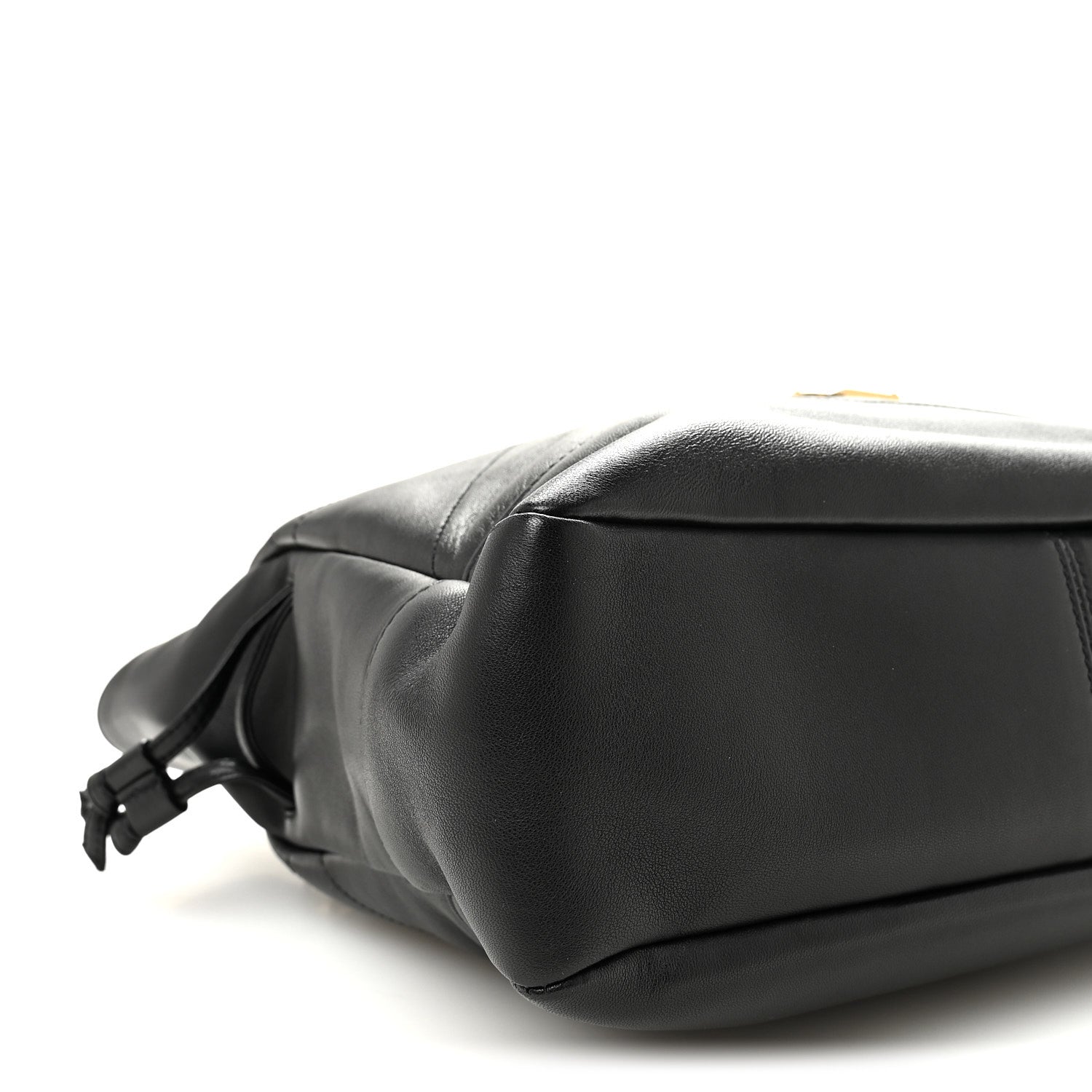 Lambskin Small Jamie Shopping Tote Black