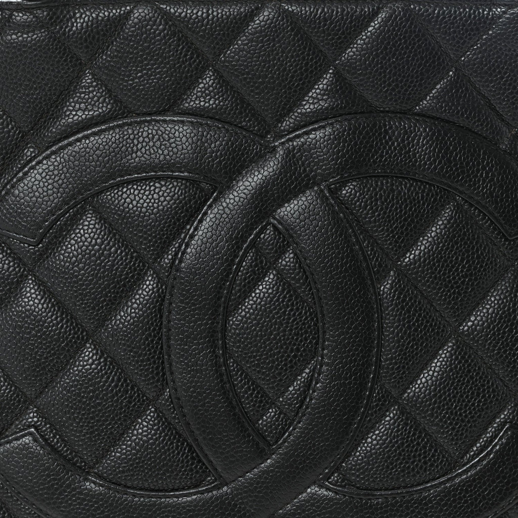 Caviar Quilted Medallion Tote