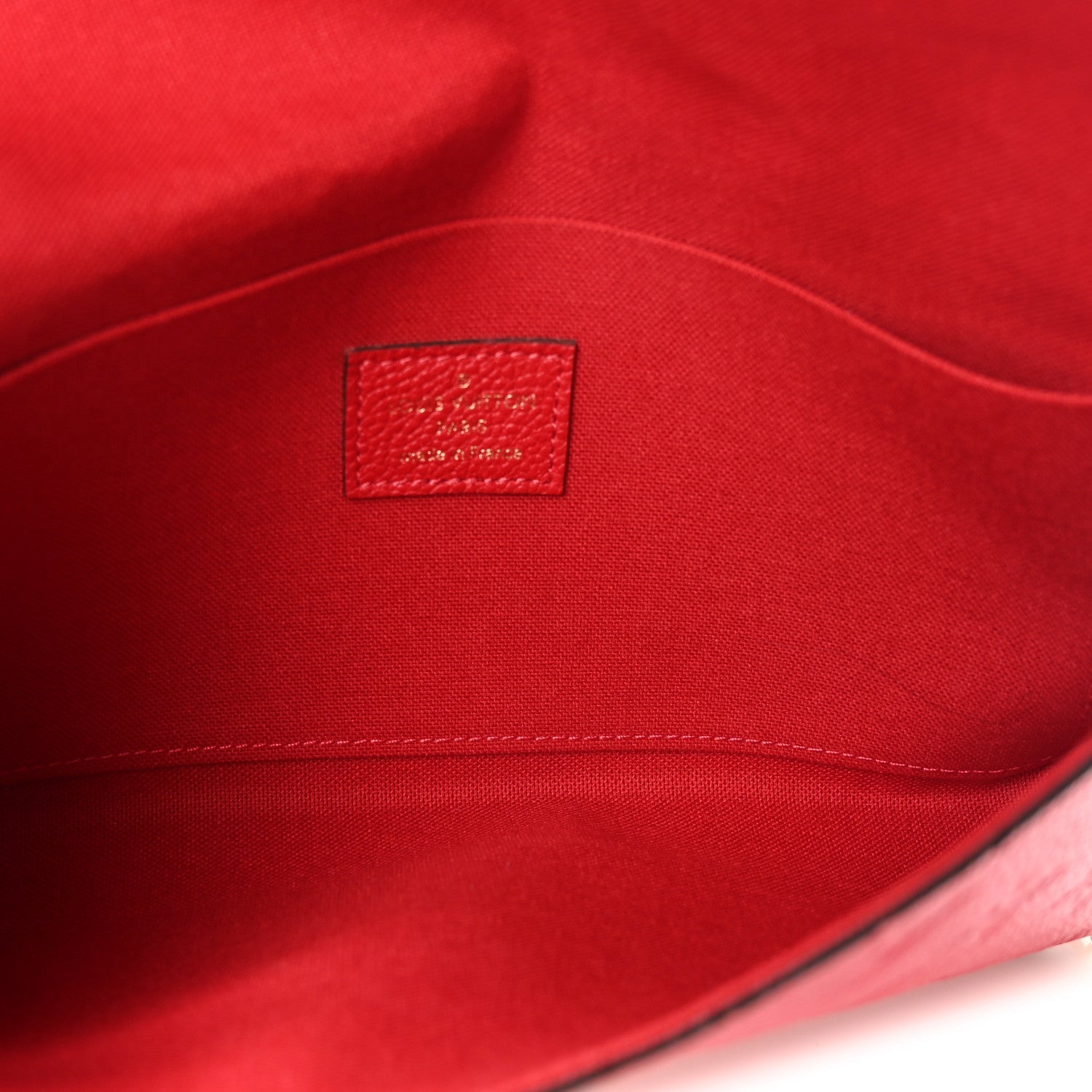 Empreinte Pochette Felicie Chain Wallet Scarlet Scarlet