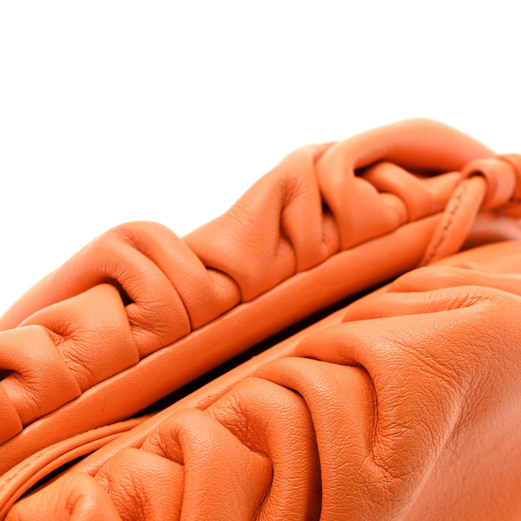 Butter Calfskin The Mini Pouch Light Orange
