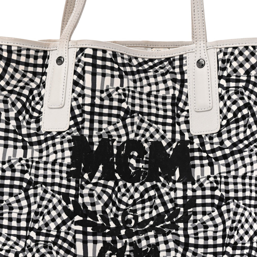 Visetos Medium Liz Reversible Shopper Tote White