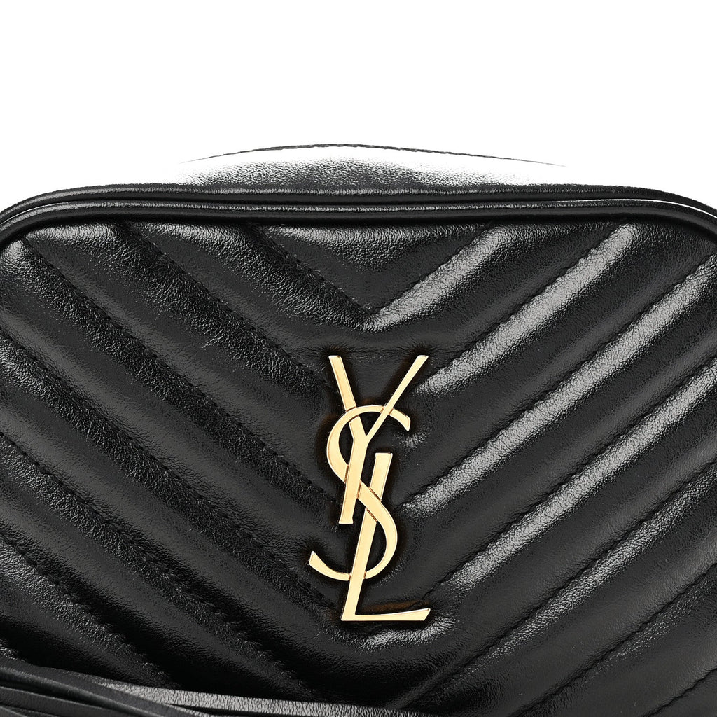 Calfskin Matelasse Monogram Lou Belt Bag Black
