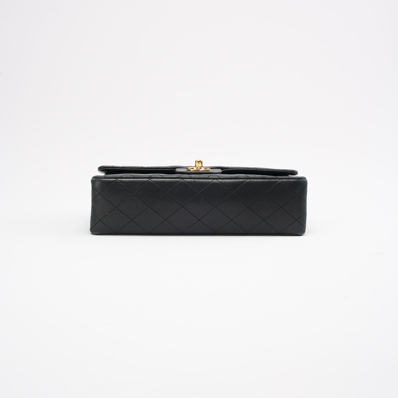 Chanel Vintage Black Classic Double Flap Bag 1991