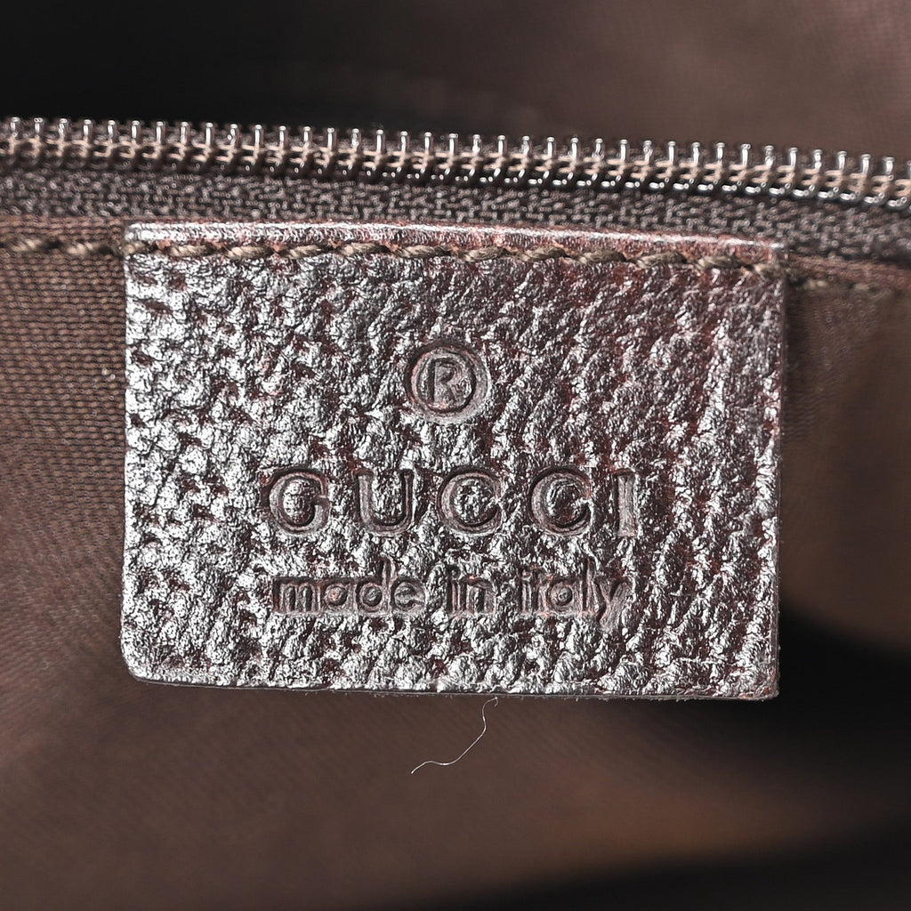 Monogram Large Abbey Tote Dark Brown