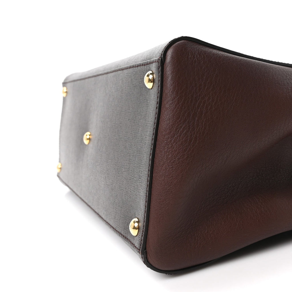 Vitello Elite Flamingo Regular 2Jours Tote Moro Marrone Nocciola