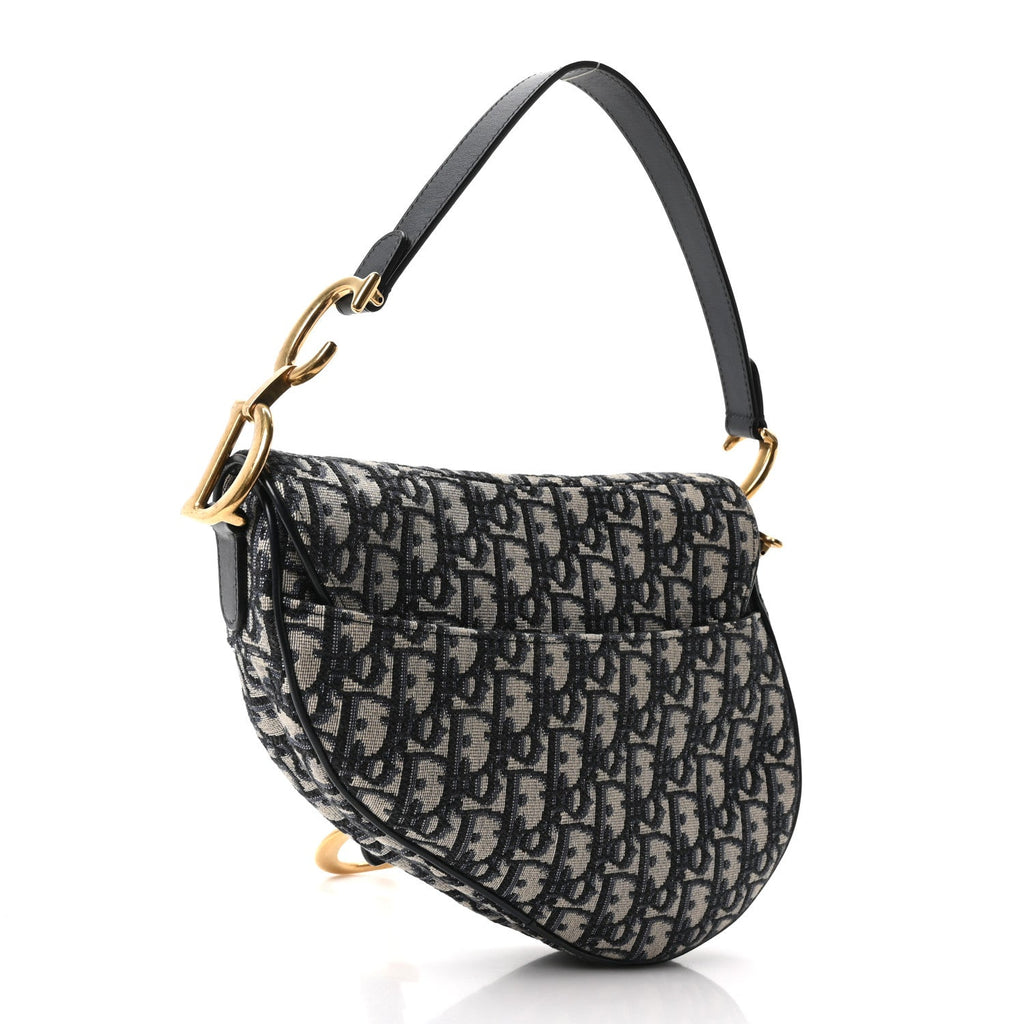 Oblique Saddle Bag Blue