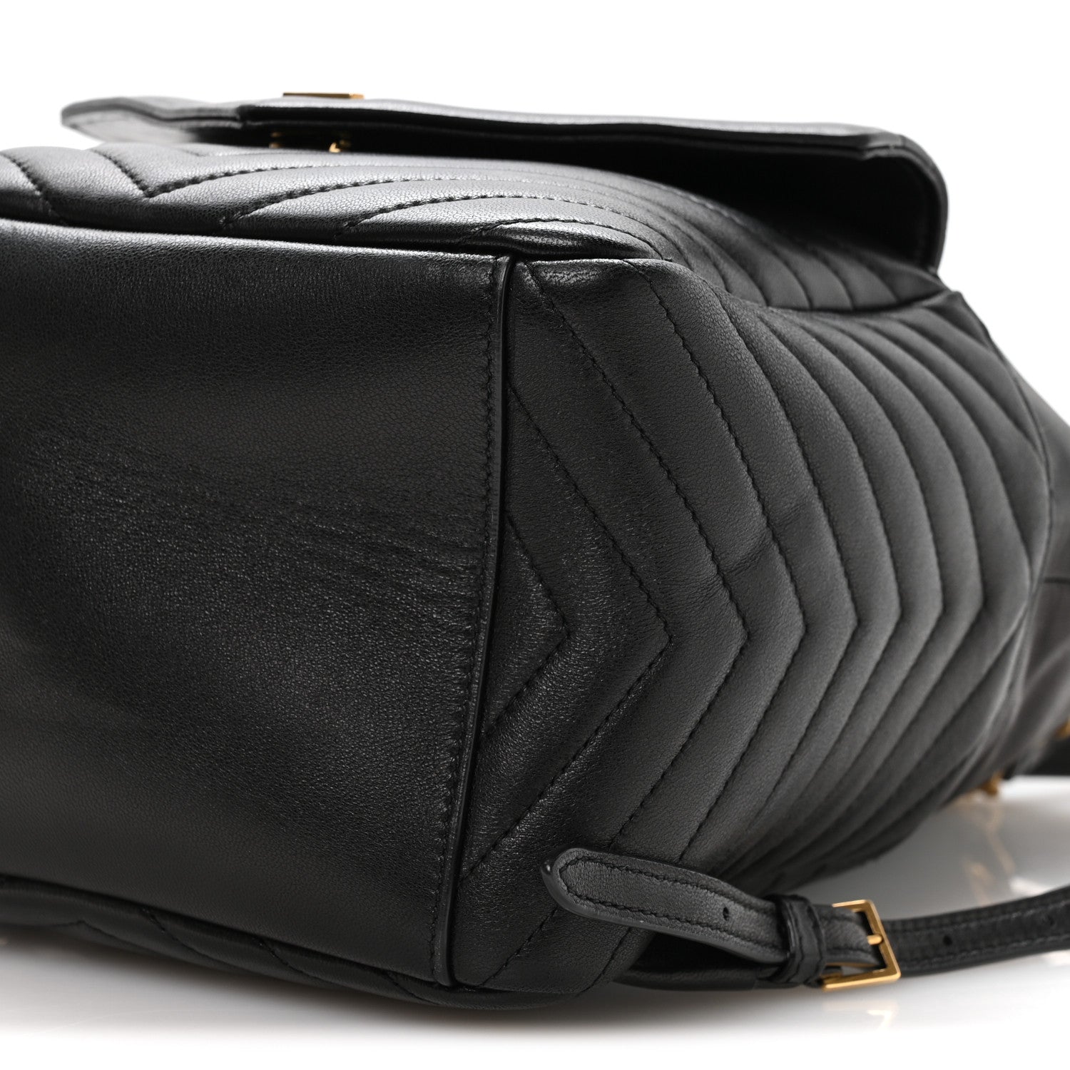 Lambskin Matelasse Monogram Joe Backpack Black