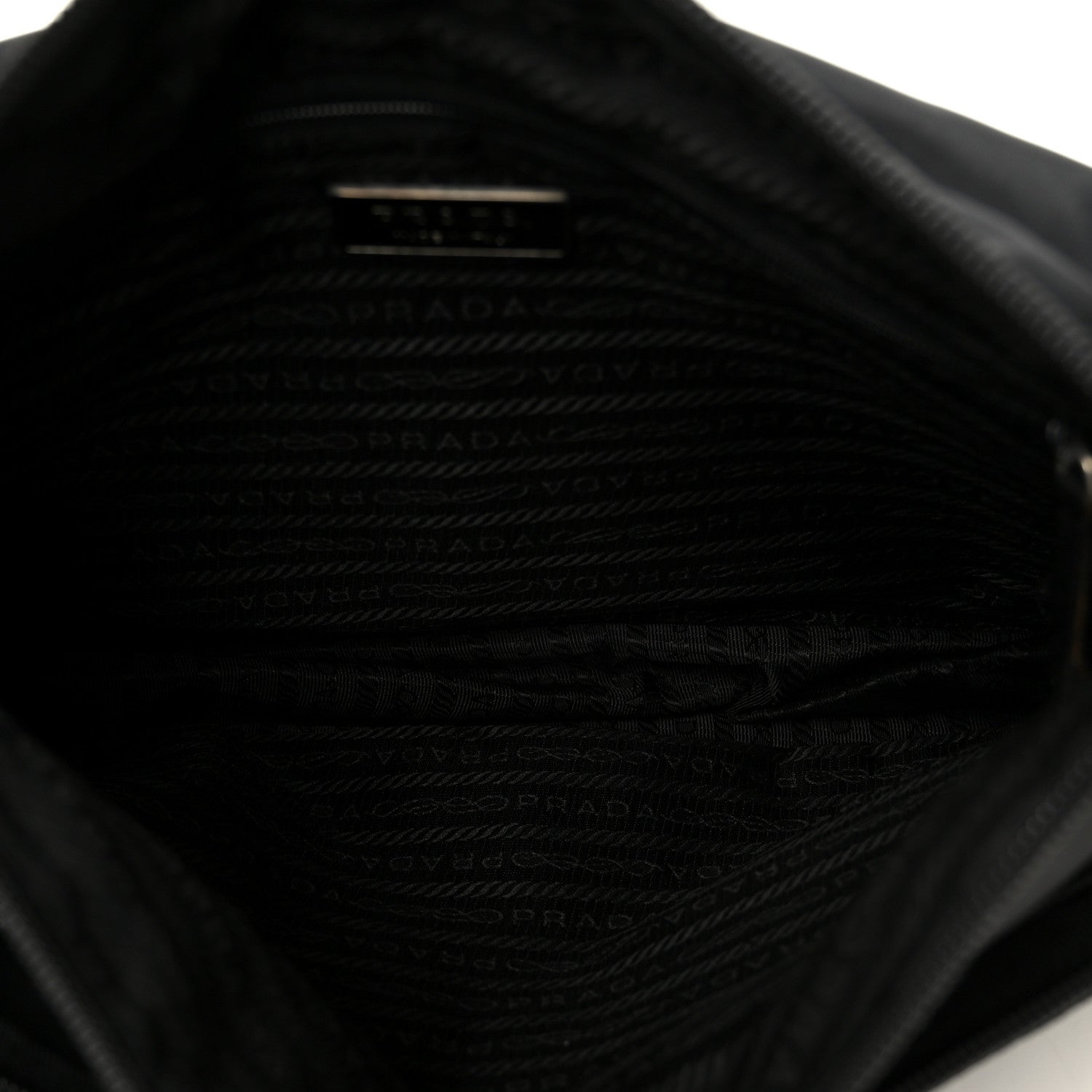 Tessuto Nylon Messenger Bag Black