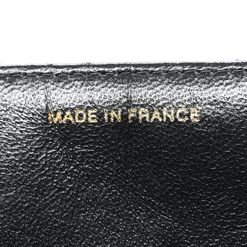 Lambskin Quilted Briefcase Laptop Bag Black